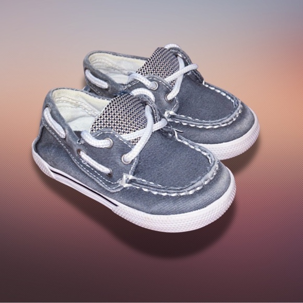 Sperry Top Sider Halyard Crib Shoes Size 3M